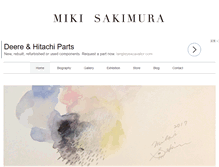 Tablet Screenshot of mikisakimura.com